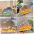 thumbnail image 3 of Bexikou Cloud Mirror Tulip Lamp, DIY Tulip Flower Lamps, Cloud Tulip Mirror Night Light, Bedroom Sleeping Table Lamp Gifts Decor for Teen Girls, 3 of 8