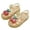 Color 2, variant on Toddler Girls Jelly Sandals Closed Toe Water Beach Summer Shoes Soft Rubber Sole Mary Jane Dress Shoes Princess Flat