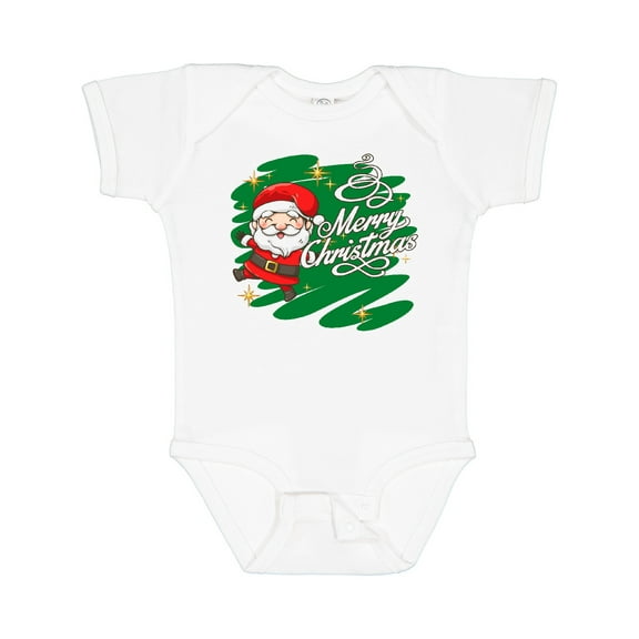 Inktastic Merry Christmas Sparkle Boys or Girls Baby Bodysuit