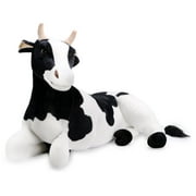 Milhouse the Cow | 2 1/2 Foot Long Big Stuffed Animal Plush | Shipping from Texas | By Tiger Tale Toys