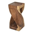 thumbnail image 1 of Bowery Hill Table d'Appoint Contemporaine en Bois Émaillée Marron, 1 of 5