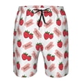 thumbnail image 4 of Naloa Strawberry Men's Beach Shorts, Surfing shorts, Swim trunks, Quick Dry Swim Trunks for Surfing Beach Fun - X-Large, 4 of 9