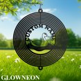 thumbnail image 5 of GLOWNEON Personalized Duck Wind Spinner, Outdoor Yard Decor, Metal Garden Spinner Gift Idea, 5 of 5