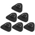 thumbnail image 1 of Unique Bargains 6 Pcs Patch Anneau D PVC Acier Inoxydable Forme Triangle Anneau D Vert pour Kayak Canot Pont, 1 of 7