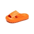 thumbnail image 3 of UKAP Kids Shower Slippers Backless Slide Sandals Flat Water Shoes Home Clogs Comfort Orange 8C, 3 of 6
