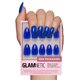 thumbnail image 1 of Set de uñas Glamnetic azul cobalto Short Almond 30 de Press On Nails, 1 of 6