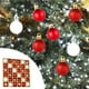thumbnail image 4 of Bolas navideñas de 3 cm con formas especiales | Juego de 36 adornos de plástico mate | Adornos para árbol pintados y colgantes navideños, 4 of 5
