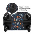 thumbnail image 2 of Gukieu Spaceships And Stars In Outer Space Print Suitcase Protective Cover, Elastic Zipper Buckle Suitcase Protective Cover, Suitable for Travel, Business Trip-Medium, 2 of 7