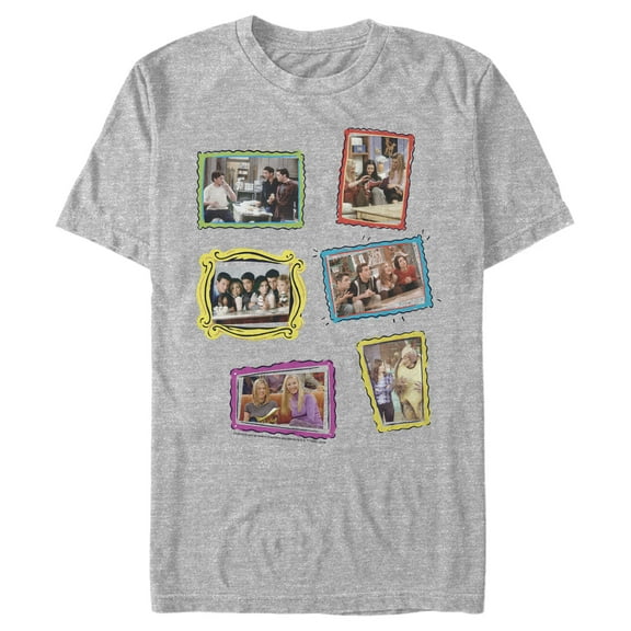 Men's Friends Best Scene Frames Graphic T-Shirt