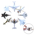 thumbnail image 3 of Paquete de 8 Piezas Ensamblaje Modelo de Avión ástico Avión de de Estática Sunnimix Modelos de aviones, 3 of 7