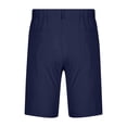 thumbnail image 7 of Miluxas Boys Linen Shorts Elastic Waist Shorts Casual Summer Lightweight Cotton Linen Pants with Pockets Navy 11-12 Years, 7 of 7