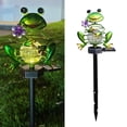 thumbnail image 1 of Lámpara Solar Para Césped Al Aire Libre, Luz De Decoración De Jardín De Primavera De Rana, Lámpara De Enchufe De Tierra Impermeable Para Terrazas, Jardines, Senderos Serendint HA036552-00, 1 of 6