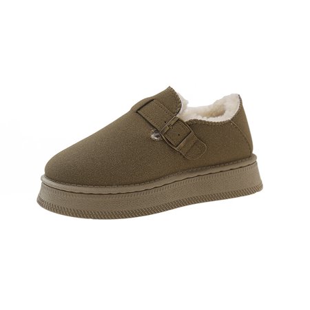 

Platform thick-soled snow boots women 2024 new winter new fleece-lined pedal warm cotton shoes in stock