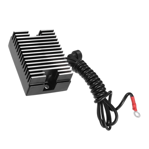 Unique Bargains 1 Pcs Voltage Regulator Rectifier Replacement for Harley No.74519-88 Metal Black