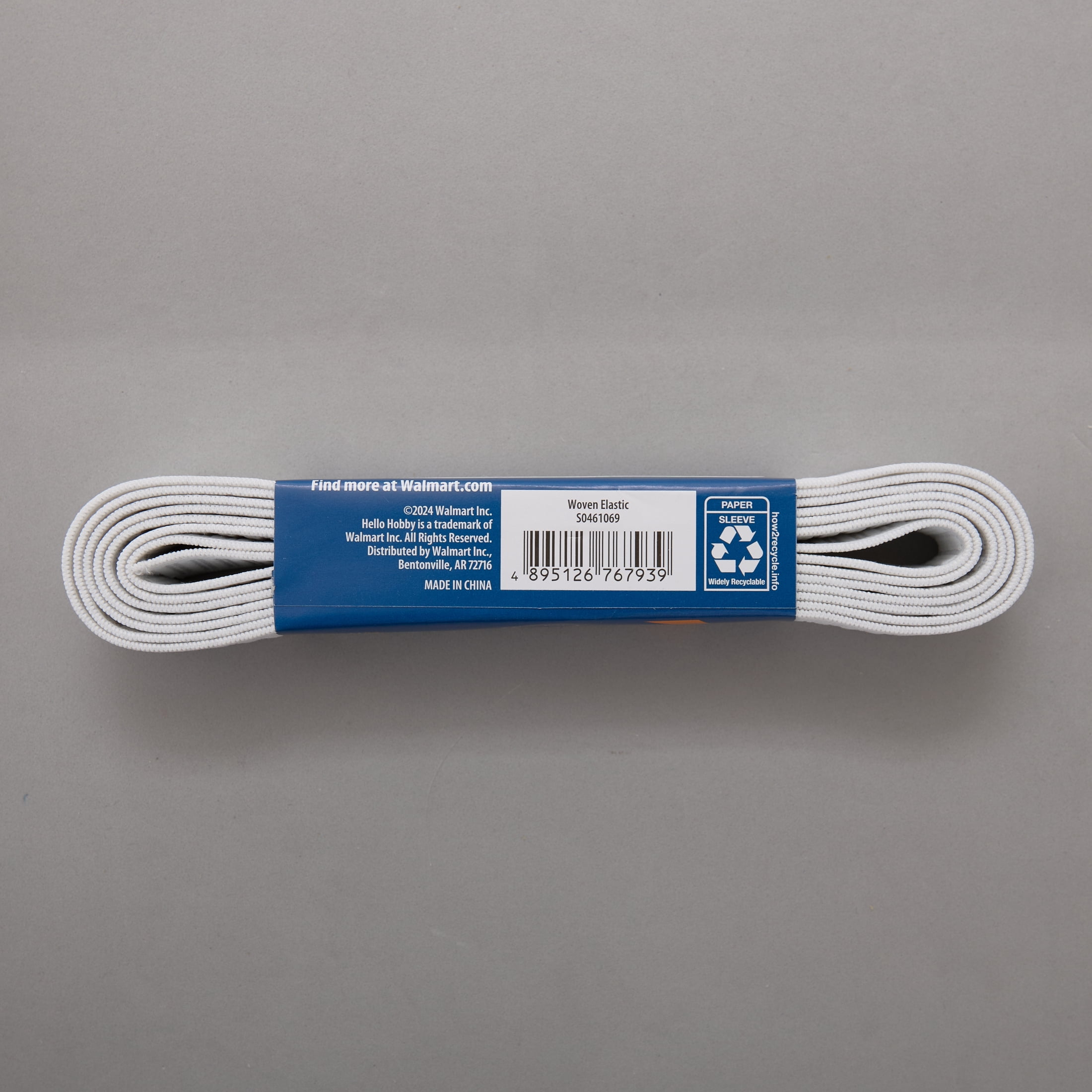 (3 pack) Hello Hobby 1-inch Narrow Ribbon, 2.5-yard Length, White