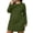 A1-Army Green, variant on Posijego Nightgowns for Women Long Sleeve Sleep Shirt Soft Sleepwear Plus Size Pajama Dress Breathable Night Dress