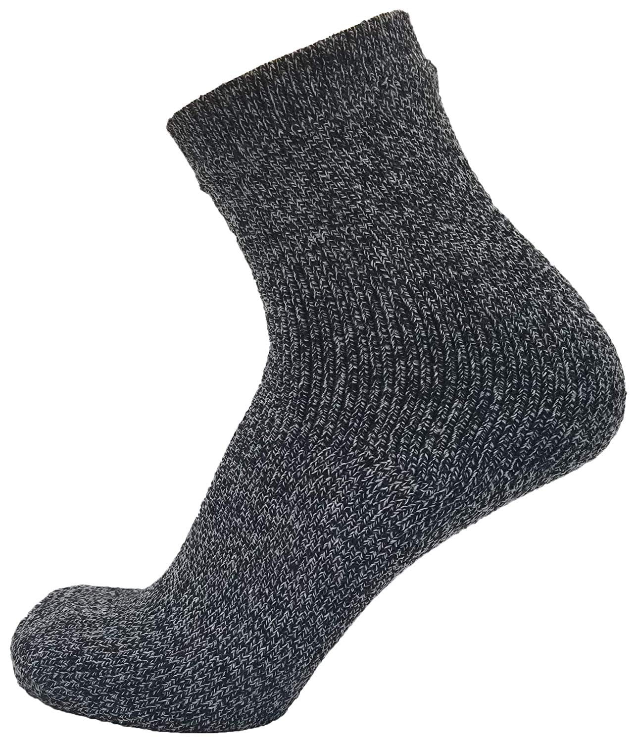 Mens Merino Wool Socks, 6 Pairs, Twisted Yarn Heavy Duty Heat ...