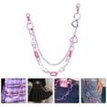 thumbnail image 2 of Shisuyan Dance Performance Waist Chain Acrylic Colorful 1Pcs 19.3x1In, 2 of 8