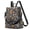 Halloween Pumpkin Skull Pattern, variant on Halloween Skeleton Coffin Pattern Fashion Backpack, Convertible Shoulder Bag with Side Bottle Pockets & Convertible Strap, Large Capacity Gifts for Women Casual Use