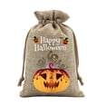 thumbnail image 3 of AZXY Halloween Drawstring Gift Bags Texture Pumpkin Print Candy Treat Pouches, Reusable Portable Multipurpose Goodie Sacks for Halloween Party Favors & Holiday Decor Storage, 3 of 7
