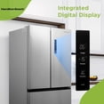 thumbnail image 3 of Hamilton Beach 17.9 cu. ft. French Door Refrigerator with Double Freezer, Stainless Steel Fridge with Digital Display and Interior Lighting, 3 of 16