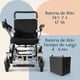 thumbnail image 4 of Silla Ruedas Eléctrica Plegable Aluminio Nanofort Controlador 5 Vel, 4 of 9