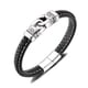 thumbnail image 1 of Pulsera de acero inoxidable con eslabones para hombre de 20,9 cm de longitud, 1 of 2
