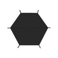 thumbnail image 1 of Housse de Protection pour Trampoline 330x290cm Noir PE Protection Solaire pour Aire de Jeux Extérieure, 1 of 8