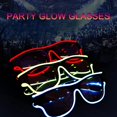 thumbnail image 5 of Gafas Led, Gafas Con Luz Inalámbrica, Gafas De Sol Luminosas Con Ajuste De 4 Velocidades Para Cosplay, Halloween, Bar Club Party, 5 of 5