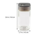 thumbnail image 3 of FUEENIRVA 4-Pack Spice Jars Set, Assorted Bottles with Stainless Steel Lids, Portable Dispensers for Kitchen Storage, 3 of 6
