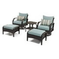 thumbnail image 2 of RST Brands Barcelo 5 Piece Aluminum Outdoor Motion Club Set - Charcoal Gray, 2 of 2