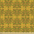 thumbnail image 2 of Abstract Sofa Upholstery Fabric by the Yard, Monochrome Illustration Along Retro Royal Ornaments in Repeating Design, Decorative Fabric for DIY and Home Accents, Fawn and Marigold by Ambesonne, 2 of 5