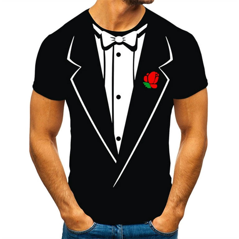 Hawaiian top shirt tuxedo