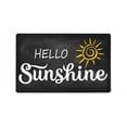 thumbnail image 1 of Summer Coir Mat Stencils Welcome Outdoor Mats for Front Door Spring Rugs Indoor Rectangular Entryway Welcome Doormat Outdoor Indoor Welcome Mat for Home Entrance, 16x24 Inch HELLO sunshine, 1 of 5