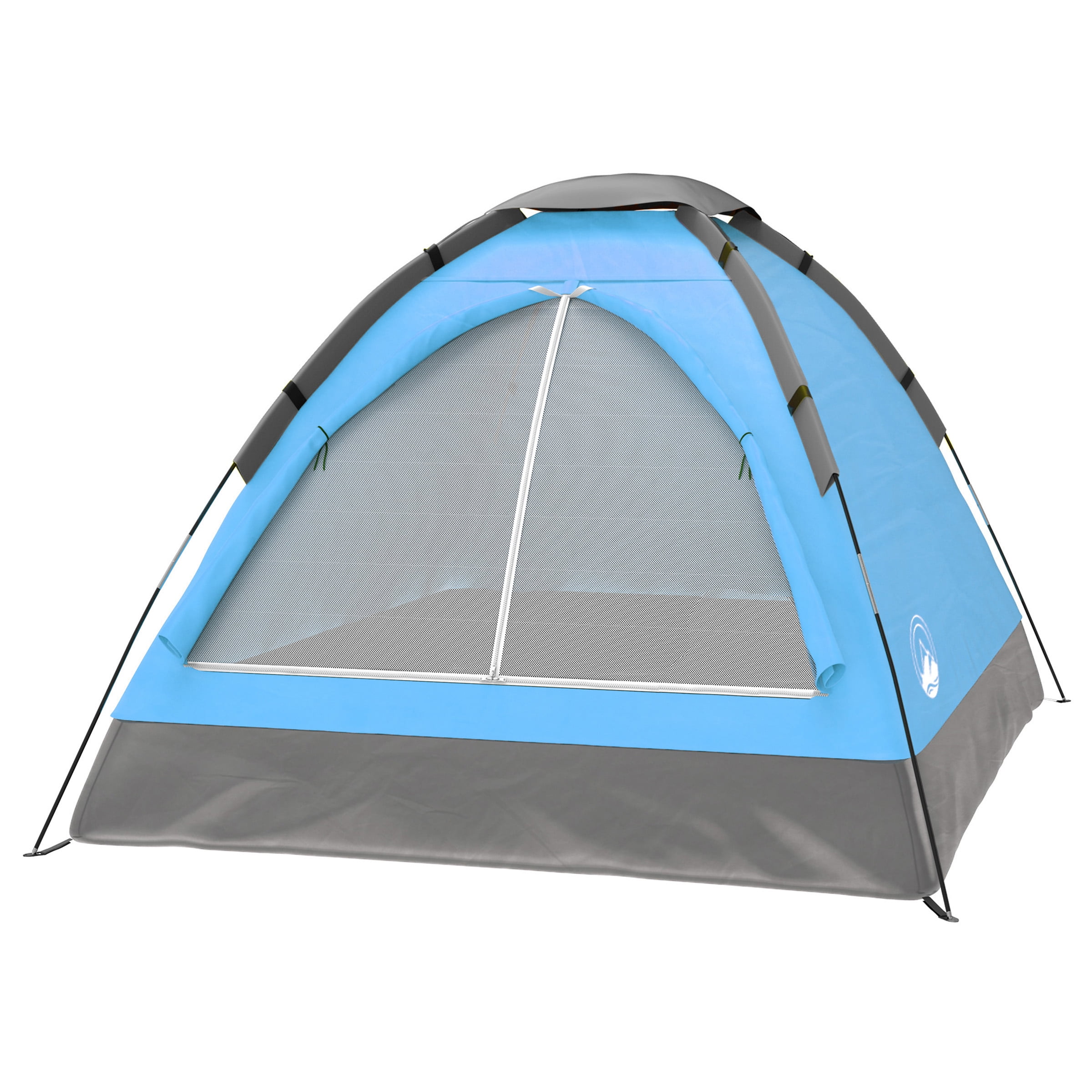 Wakeman Camping Dôme Tente 4 personne Abri Porte Couchage Outdoor Portable Marron 