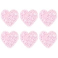 thumbnail image 1 of Uxcell 6-Pack Parches de Corazón de Strass para Planchar 2.5cm Rosa Claro Apliques Adhesivos Brillantes para DIY/Ropa/Zapatos/Bolsas, 1 of 7