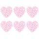 thumbnail image 1 of Uxcell 6-Pack Parches de Corazón de Strass para Planchar 2.5cm Rosa Claro Apliques Adhesivos Brillantes para DIY/Ropa/Zapatos/Bolsas, 1 of 7