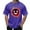 Purple, variant on Tdoqot Mens Halloween Graphic T-shirt- Short Sleeve Crewneck Funny Ghost Tees Blue Size M