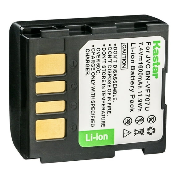 Kastar BN-VF707 Battery 1-Pack Replacement for JVC GZ-MG27 GZ-MG27AA GZ-MG27AH GZ-MG27E GZ-MG27EK GZ-MG27EX GZ-MG27EZ GZ-MG27U GZ-MG27US GZ-MG30 GZ-MG30AA GZ-MG30AC GZ-MG30E GZ-MG30EK Camera
