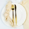thumbnail image 3 of Ksopiavobs Cheesecloth Napkins Set of 12, 20 x 20 Inch Gauze Dinner Cloth Napkins, Handmade Square Rustic Table Napkins for Parties Weddings Event Family Dinner Boho Decoration, Ivory, 3 of 7