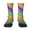 2 Black-2, variant on Women Colorful Crew Socks Colorful Serape Novelty Fun Socks For Mens