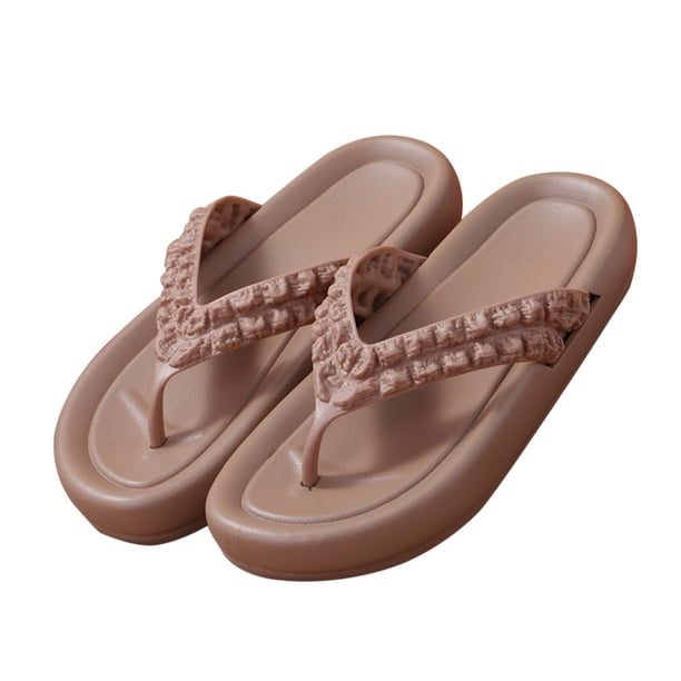 Amzcrzy Zapatos de mujer,Zapatos de mujer,Zapatillas de mujer, Chanclas para mujer: suaves, gruesas y acolchadas, ideales para ducha, baño, playa, piscina, etc. Sandalias Mujer Zapatillas De Casa