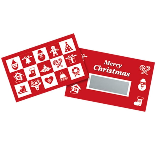 Christmas Scratch Card, Santa Surprise Present Reveal, Secret Message Card, Reveal Scratch Personalised Sc To Card, Surprise