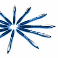 thumbnail image 3 of BIC Glide Black Retractable Ballpoint Pens, Medium Point (1.0mm), 12-Count, Blue, 3 of 5
