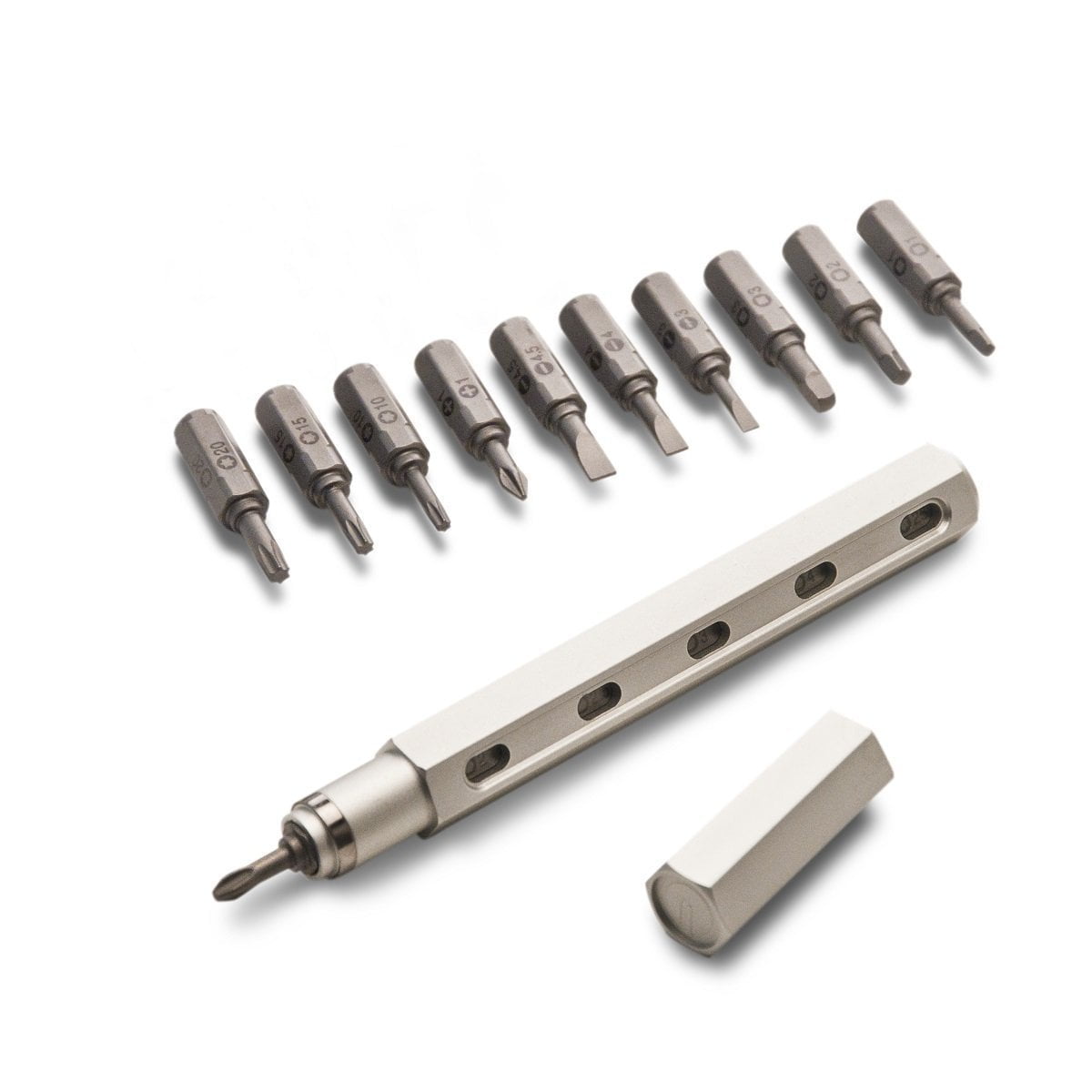 Mininch Premium Tool Pen Metric Hex, Snow Silver by Mininch