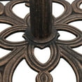 thumbnail image 6 of vidaXL Umbrella Base Bronze Cast iron Medium Umbrella Base Squarel Stand for Poles of 1.4"/1.5"/1.9", 6 of 8