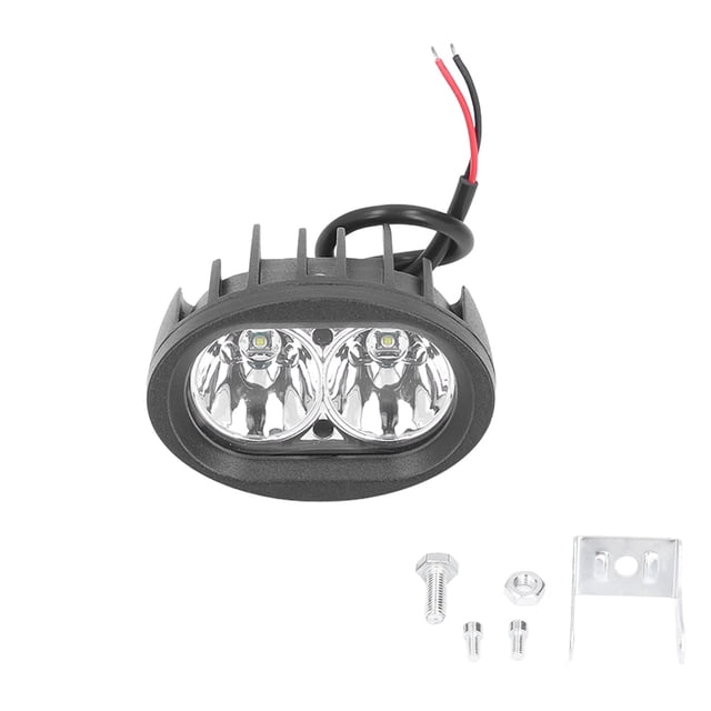 Car Spotlight, IP67 Waterproof Heat Dissipation LED Work Light PC Lens For Off-Road For Agriculture For Boats