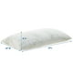 thumbnail image 3 of Almohada Modway Relax de Espuma Viscoelástica Desmenuzada King Size con Funda de Bambú, 3 of 9