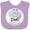 Lavender, variant on Inktastic Suicide Prevention- I Wear Teal and Purple for My Dad Boys or Girls Baby Bib