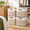 Beige / Off-White-Cube - 13"x13"x13", variant on Storblarge Fabric Baskets For Shelves 3 Pack Decorative Linen Closet With Handles Organizing Shclothes Home Office 15x11x9.5inche